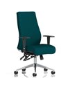 Dynamic Onyx Posture Office Chair Bespoke Colour Without Headrest Maringa Teal KCUP0447