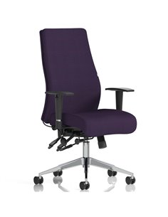 Dynamic Onyx Posture Office Chair Bespoke Colour Without Headrest Tansy Purple KCUP0448