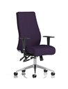 Dynamic Onyx Posture Office Chair Bespoke Colour Without Headrest Tansy Purple KCUP0448