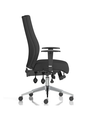 Dynamic Onyx Posture Office Chair Bespoke Colour Without Headrest Tansy Purple KCUP0448