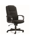 Dynamic Moore Executive Office Chair Black Fabric With Arms EX000043