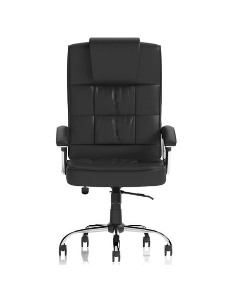 Dynamic Moore Deluxe Executive Office Chair Black Leather With Arms EX000045 - pic 81864 | FastDaddyshop