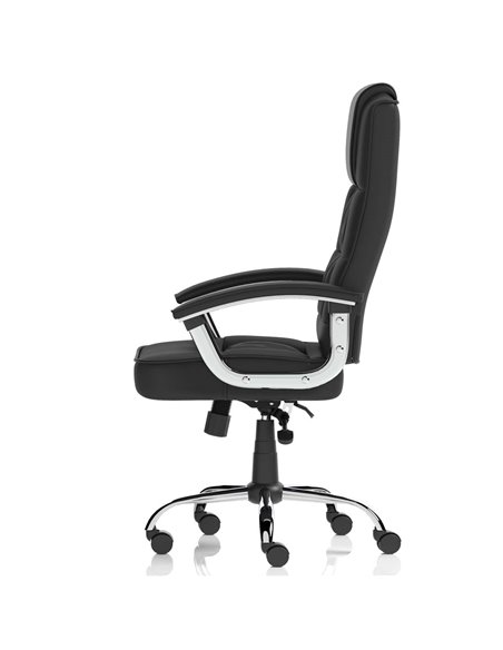 Dynamic Moore Deluxe Executive Office Chair Black Leather With Arms EX000045 - pic 81866 | FastDaddyshop