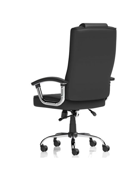 Dynamic Moore Deluxe Executive Office Chair Black Leather With Arms EX000045 - pic 81867 | FastDaddyshop