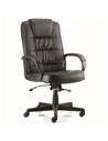 Dynamic Moore Executive Office Chair Black Leather With Arms EX000050