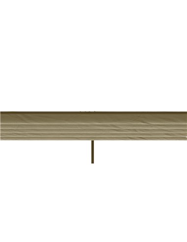 Outsunny Retractable Pergola Shade Cover, Replacement Canopy Fabric for 3 x 3 (m) Pergola, Gazebo Retractable Roof, Tan