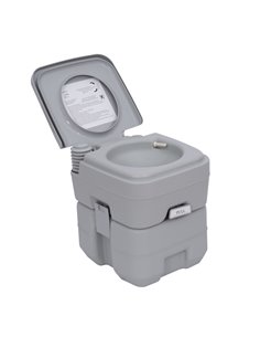 Outsunny Portable Travel Mobile Toilet, Grey 811-023