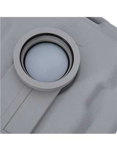 Outsunny Portable Travel Mobile Toilet Outdoor Camping Handle WC Grey