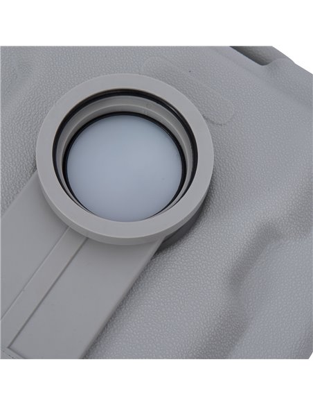 Outsunny Portable Travel Mobile Toilet Outdoor Camping Handle WC Grey - pic 82631 | FastDaddyshop