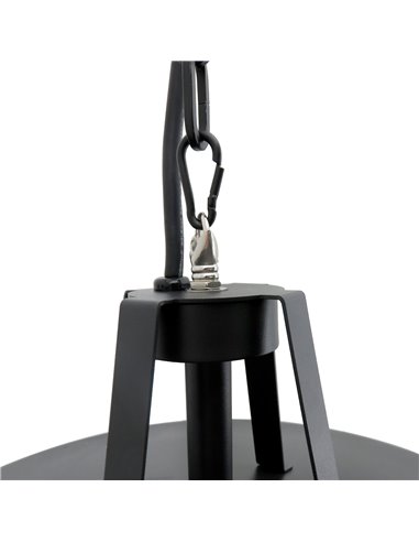 Outsunny Adjustable Power 1000/2500W Infrared Halogen Electric Light Heater, Ceiling Hanging Mount -Black 842-070