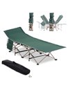 Outsunny Portable Folding Camping Cot with Carry Bag, Green A20-116GN