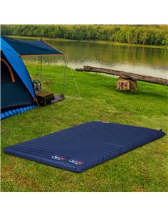 Outsunny Camping Mattress, Self-Inflating, for 2/3 People, Navy Blue A20-144NU 2