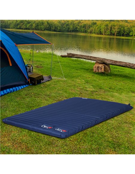 Outsunny Camping Mattress, Self-Inflating, for 2/3 People, Navy Blue A20-144NU - pic 82751 | FastDaddyshop
