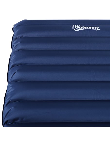 Outsunny Camping Mattress, Self-Inflating, for 2/3 People, Navy Blue A20-144NU - pic 82758 | FastDaddyshop