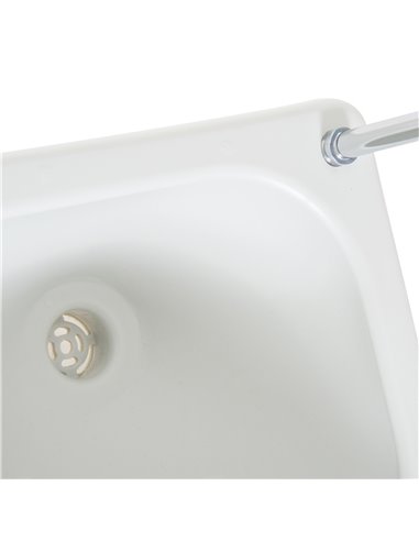 Outsunny Portable Hand Wash Station with 17L Fresh Water Tank, 24L Waste Tank, Sanitizer Dispenser, HDPE, Grey