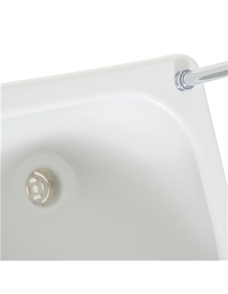 Outsunny Portable Hand Wash Station with 17L Fresh Water Tank, 24L Waste Tank, Sanitizer Dispenser, HDPE, Grey - pic 82809 | FastDaddyshop