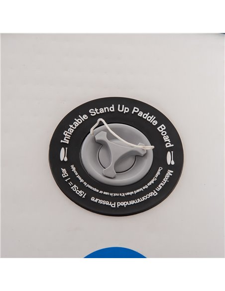 Outsunny 10'6" x 30" x 6" Inflatable Paddle Stand Up Board, Adjustable Aluminium Paddle Non-Slip Deck Board with ISUP Accessorie - pic 82899 | FastDaddyshop