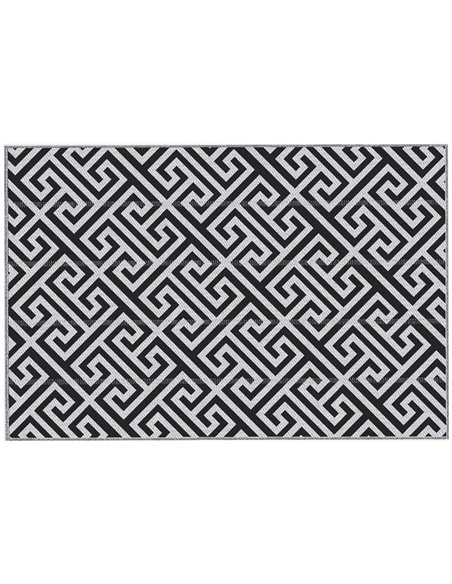 Outsunny 182 x 274 cm(6x9ft) Outdoor Rug, Black & White 844-480 - pic 82928 | FastDaddyshop