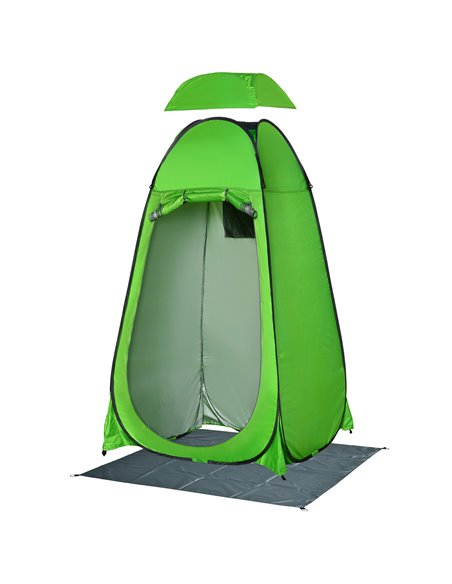 Outsunny Camping Shower Tent Pop Up Toilet, Green A20-258GN - pic 82982 | FastDaddyshop