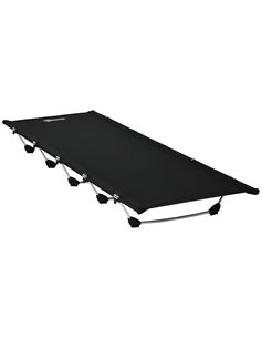 Outsunny Portable Camping Bed, Up to 150kg with Carry Bag, Slate Grey A20-212