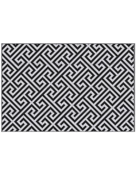 Outsunny 152 x 243 cm(5x 8ft) Outdoor Rug, Black & White 844-479V01 - pic 83117 | FastDaddyshop