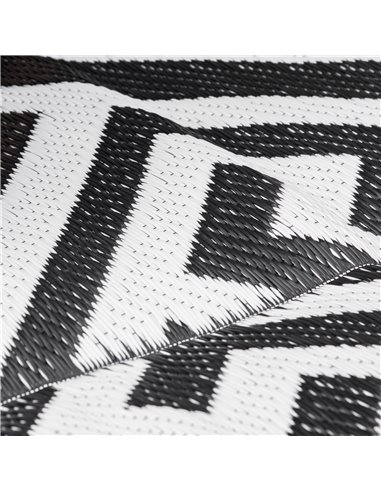 Outsunny 152 x 243 cm(5x 8ft) Outdoor Rug Reversible Mat Plastic Straw Rug Portable RV Camping Mat for Garden Deck Picnic Indoor