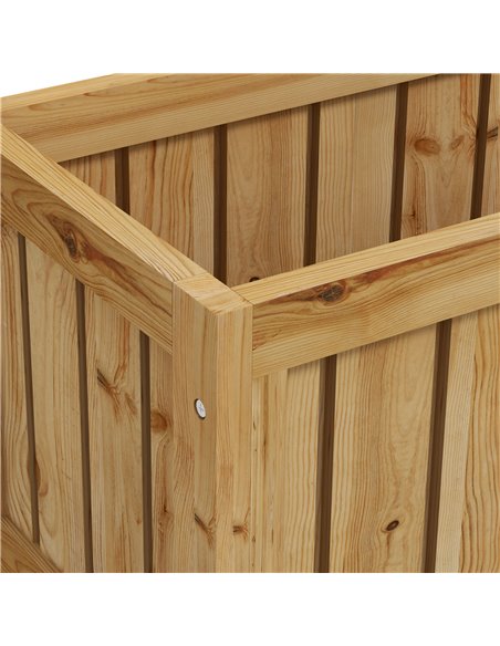 Outsunny Wooden Trellis Planter, Raised Garden Bed with Wheels and Bed Liner, to Climb and Grow Vegetables, Herbs and Flowers 84 - pic 83313 | FastDaddyshop
