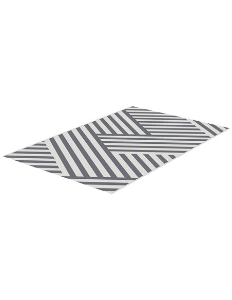 Outsunny Reversible Outdoor Rug with Carry Bag 182 x 274cm, Grey and Cream 844-782V00MX - pic 83414 | FastDaddyshop