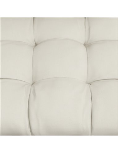 Outsunny Comfortable Outdoor Garden Seat Cushion with Backrest, Durable and Weather-Resistant, Cream White