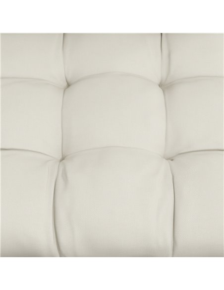 Outsunny Comfortable Outdoor Garden Seat Cushion with Backrest, Durable and Weather-Resistant, Cream White - pic 83656 | FastDaddyshop