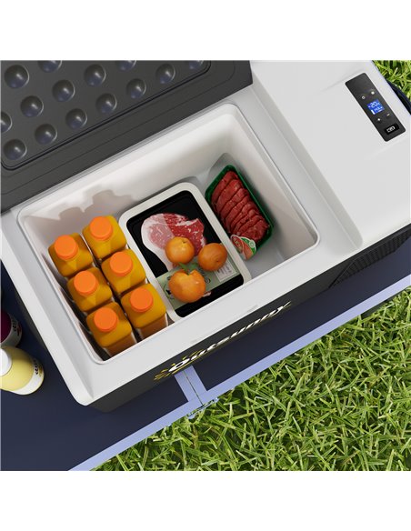 Outsunny 16L Car Fridge Freezer, Portable Car Refrigerator with 12V/24V DC and 100-240V AC, Black C00-041V70BK - pic 83709 | FastDaddyshop
