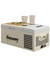 Outsunny 16L Car Fridge Freezer, Portable Car Refrigerator, Khaki C00-041V70KK