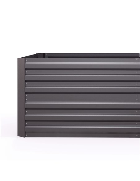 Outsunny Set of 2 Raised Beds for Garden, Galvanised Steel Outdoor Planters with Multi-reinforced Rods for Vegetables, Plants, F - pic 83726 | FastDaddyshop