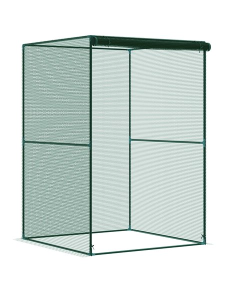 Outsunny Fruit Cage Bird Netting, Vegetable Plant Protection Tent, Dark Green 845-894V00GN - pic 83747 | FastDaddyshop