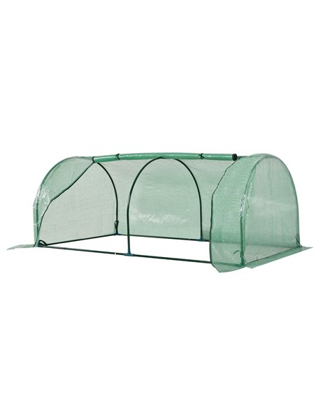 Outsunny Tunnel Steel Frame Outdoor Greenhouse 200x100x80cm, Green 845-305V01 - pic 83900 | FastDaddyshop