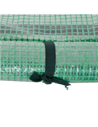 Outsunny Tunnel Greenhouse, Steel Frame Outdoor Grow House with PE Cover, Roll-up Door, Green, 200x100x80cm 845-305V01
