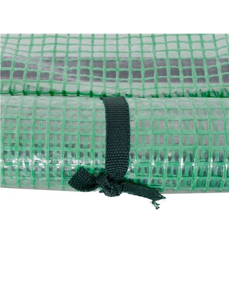Outsunny Tunnel Greenhouse, Steel Frame Outdoor Grow House with PE Cover, Roll-up Door, Green, 200x100x80cm 845-305V01 - pic 83908 | FastDaddyshop