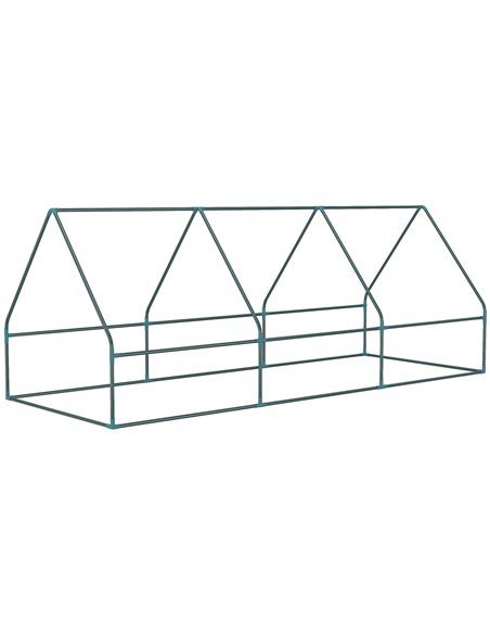 Outsunny Mini Greenhouse with Steel Frame, Plastic Cover, 240Hcm, Roll-Up Windows, Inner Mesh Layer, Great for City Flats 845-77 - pic 83980 | FastDaddyshop