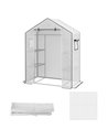 Outsunny Greenhouse Replacement Cover ONLY 140 x 73 x 190cm, White 845-944V00WT