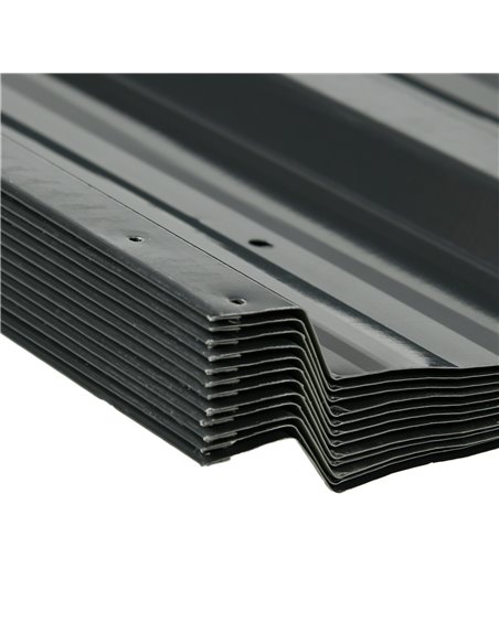 Outsunny Corrugated Roofing Sheets, Pack of 12, Galvanised Metal Roofing Sheets for Greenhouse, Garage, Storage Shed, Carport, 1 - pic 84016 | FastDaddyshop
