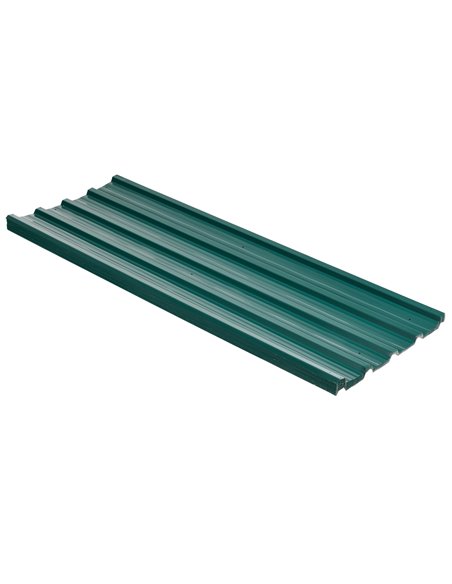 Outsunny 129 x 45cm Corrugated Roofing Sheets, Pack of 12, Green 84H-021V00GN - pic 84017 | FastDaddyshop