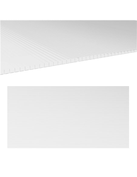 Outsunny 14 Pieces Polycarbonate Sheets 121 x 61 x 0.4cm, Clear 845-968V00CR - pic 84026 | FastDaddyshop