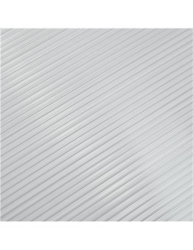Outsunny 14 Pieces Polycarbonate Sheets, 121 x 61 x 0.4cm Twin-Wall Plastic Roofing Sheets, 10m² Replacement Greenhouse Panels, 