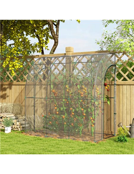 Outsunny 214cm x 118cm Walk-In Lean To Greenhouse, with Accessories 845-592V02CR - pic 84054 | FastDaddyshop