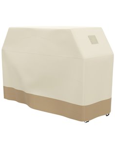 Outsunny Waterproof Grill Barbecues Cover 71W x 188L, Beige cm 84G-438V00BG