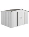 Outsunny 9 x 6FT Garden Storage Shed with Ventilation, Grey 845-031SR