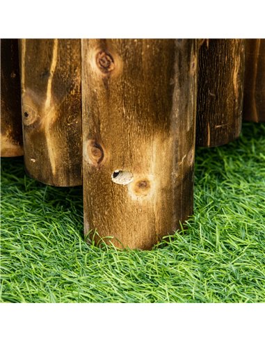 Raised Flower Bed Wooden Rectangualr Planter Container Box Wood 4 Feet 845-101