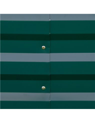 Outsunny Metal Raised Garden Bed Planter Box Outdoor Planters for Growing Flowers, Herbs, Green, 241x90.5x30cm 845-518GN