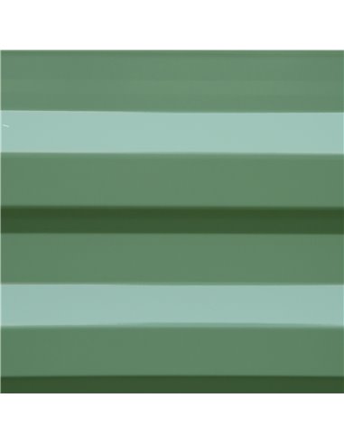 Outsunny Set of 2 291L Raised Garden Bed, Elevated Galvanised Planter Box for Flowers, Herbs, 100x100x30cm, Green 845-517GN