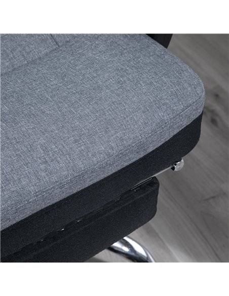 Vinsetto High Back Executive Office Chair, Reclining Computer Chair with Adjustable Height, Swivel Wheels and Retractable Footre - pic 8442 | FastDaddyshop